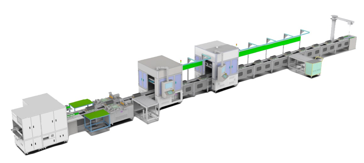 Automated cylindrical and prismatic battery assembly line