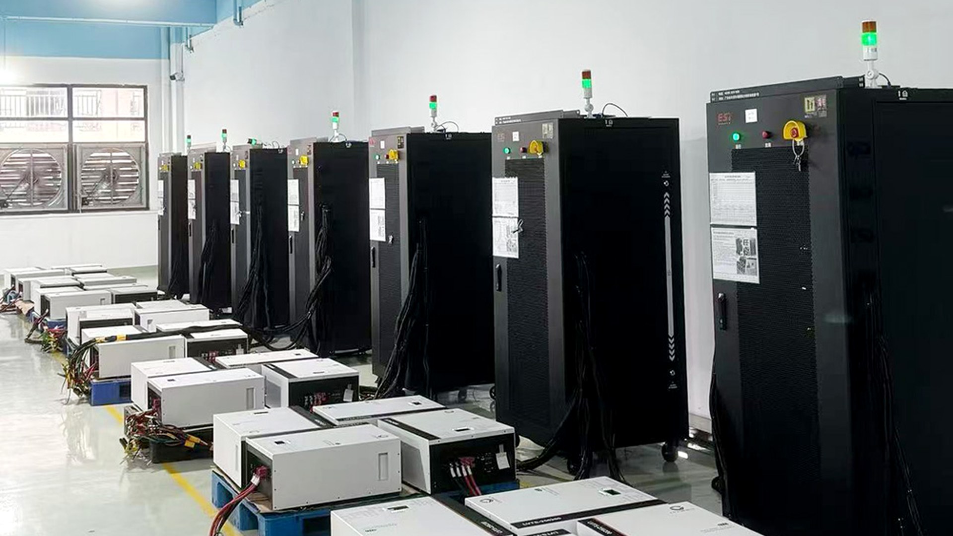 Battery PACK and module end-of-line test bay with EOL test cabinets thumbnail
